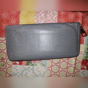 Guc louis vuitton zippy long wallet tiaga blue grey see pics